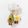 2 Pack Mini Market Stroller Toys - Avocado & Egg on Toast