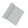 Cotton Muslin Swaddle - Grey Stripe