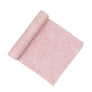 Cotton Muslin Swaddle Blanket - Pink Floral