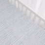 Cotton Jersey Fitted Sheet - Blue Stripes