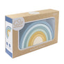 Silicone Rainbow Stacker Blue