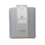Quilted Comforter - Grey Marl + Grey Heathered Stripes