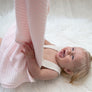 Organic Cellular Blanket - Rose Quartz