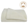 Organic Cellular Blanket - White