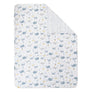 Muslin Stroller Blanket - Whale of a Time