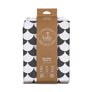 Crib Bed Skirt - Kayden Black Scallops