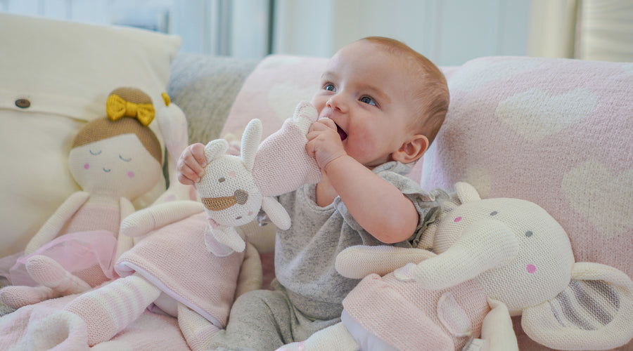 Knitted Toys, Soft Rattles, and Your Baby's Understanding of the World