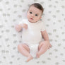 Cotton Jersey Fitted Sheet - Elephant Heritage