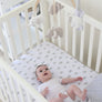 Cotton Jersey Fitted Sheet - Elephant Heritage