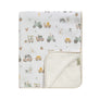 Jersey Sherpa Blanket - Tractor Ride