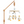 Musical Wooden Mobile - Goosey Goosey