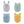 Silicone 4PK Bath Buddies