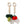 2PK Mini Market Stroller Toys - Broccoli & Tomato