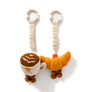 2 Pack Mini Market Stroller Toys - Coffee & Croissant