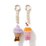 2 Pack Mini Market Stroller Toys - Ice Cream & Cupcake