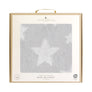 Cotton Knitted Blanket - Grey Stars