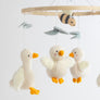 Musical Wooden Mobile - Goosey Goosey