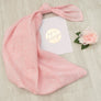 Cotton Muslin Swaddle Blanket - Pink Floral