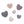Silicone Heart Stacker