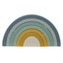 Silicone Rainbow Stacker Blue