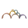 Silicone Rainbow Stacker Multi Blush