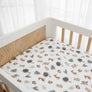 Cotton Jersey Fitted Sheet - Forest Retreat