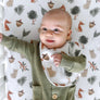 Cotton Jersey Fitted Sheet - Forest Retreat