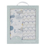 2pk Muslin Swaddle Blankets - Whale of a Time