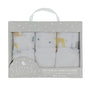 3pk Muslin Wash Cloths - Animal Parade