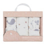 3pk Muslin Wash Cloths - Sweet Tweet