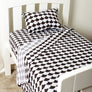 Toddler Sheet Set - Kayden Black Scallops