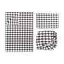 Toddler Sheet Set - Kayden Black Scallops