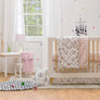 Crib Bed Skirt - Kayden Pink Scallops